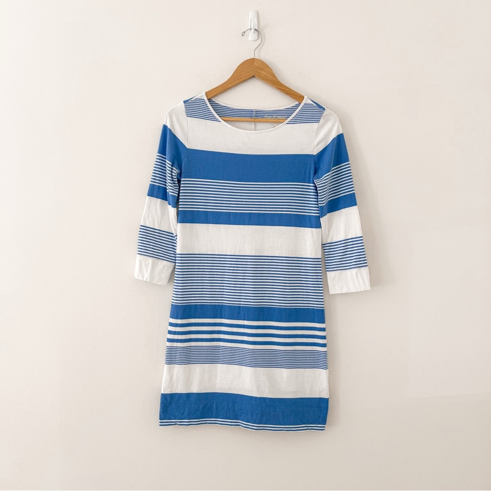 LILLY PULITZER Marlowe cotton shift dress Bay Blue Stripe Size Small
